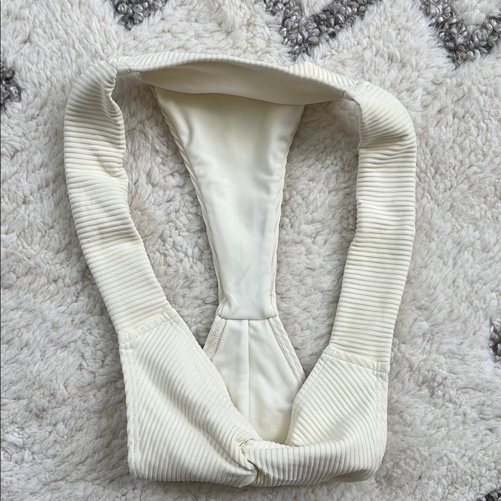 Montce Uno Added coverage Cream Rib Bikini Bottom - Picture 4 of 4